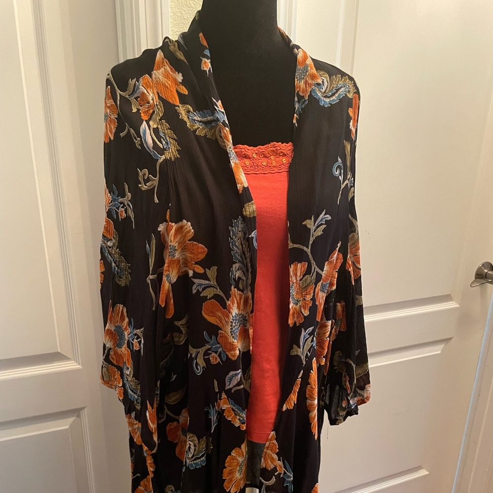 Floral shawl